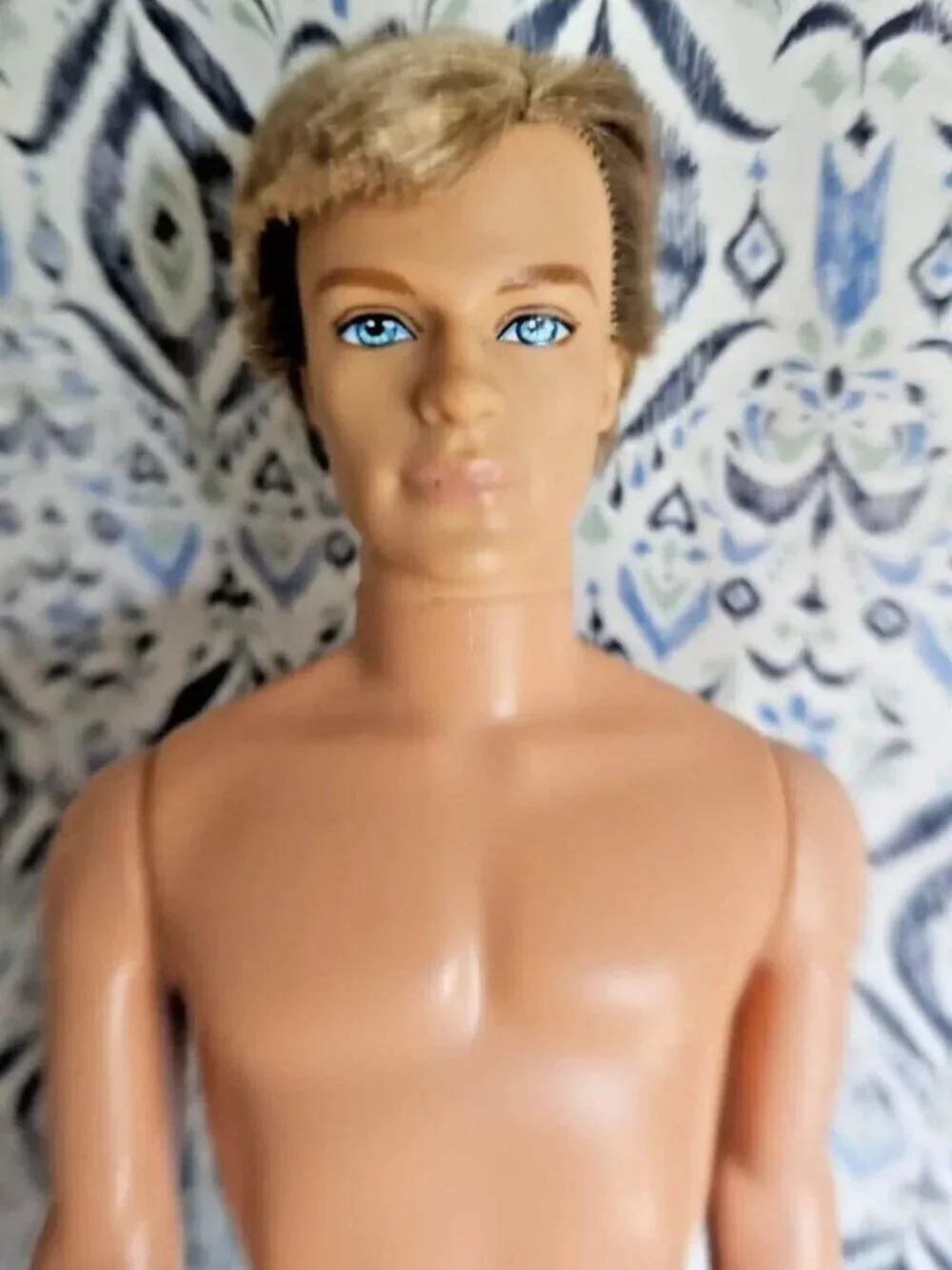 Mattel 2007 Ken Fashion Fever Doll Blonde Rooted Hair Nude Barbie Boy Y2K